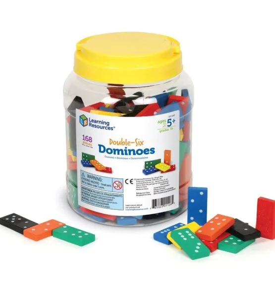 Double-Six Wooden Dominoes