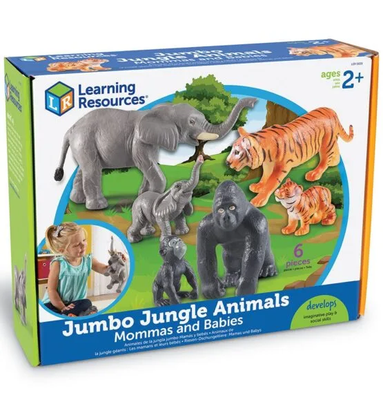 Jumbo Jungle Animals - Mommas and Babies - Image 2