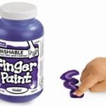 دهان الأصابع - لون موف