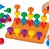 Easy-Grip Jumbo Pegs & Pegboard Set