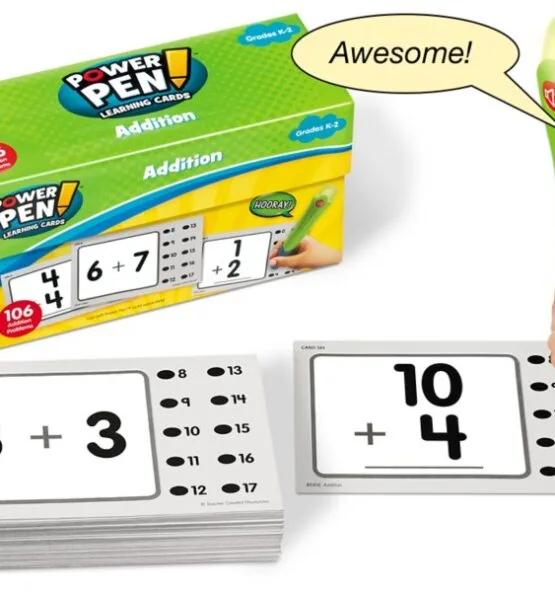 Addition Power Pen! Quiz Cards