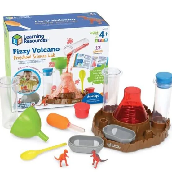 Fizzy Volcano Preschool Science Lab